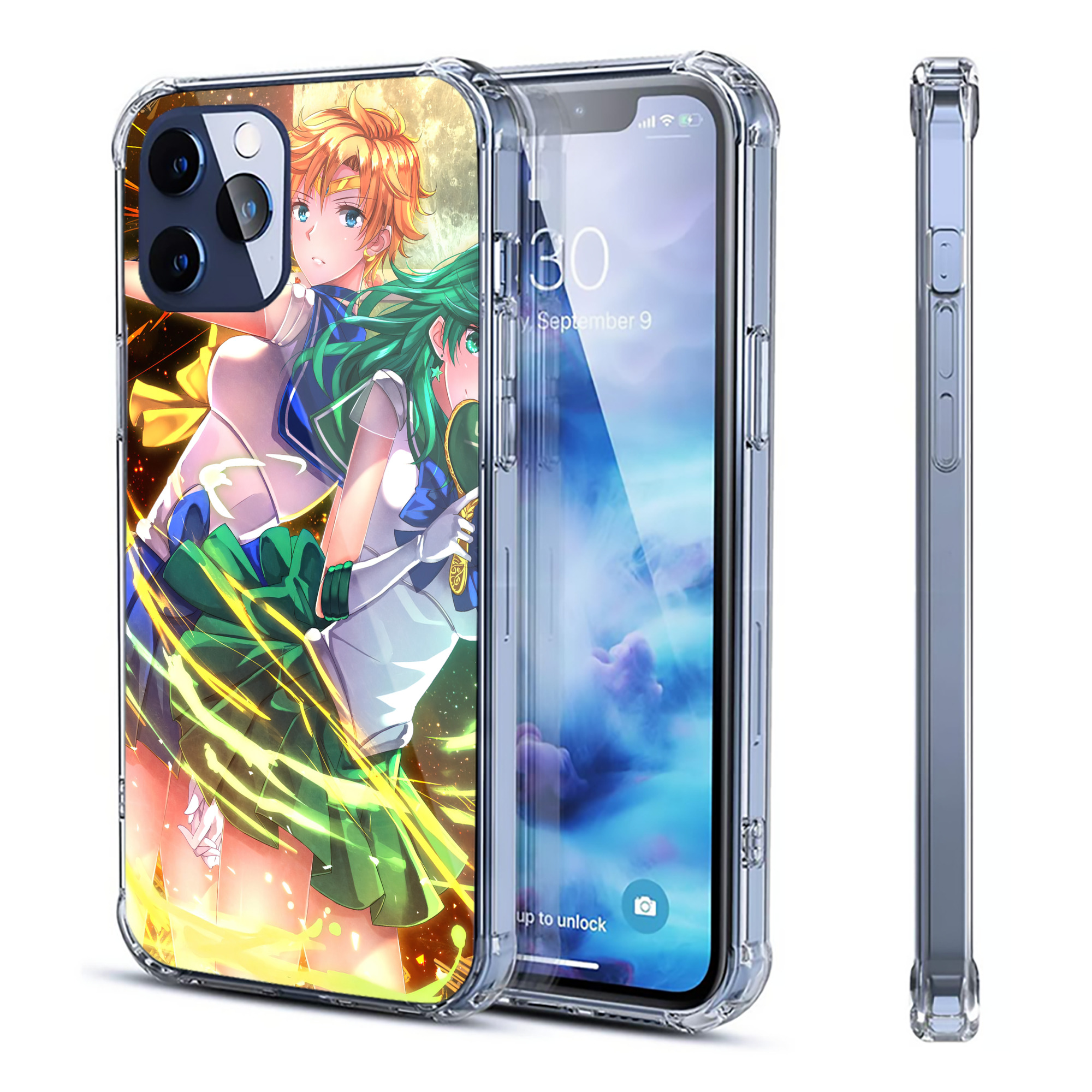 （画像用） 美少女戦士セーラームーン Sailor Moon 【iPhone 12シリーズ対応】透明スマホケース（クリアソフトケース）